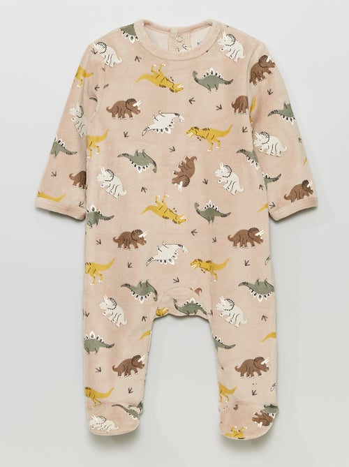 Babygrow de veludo - Kiabi
