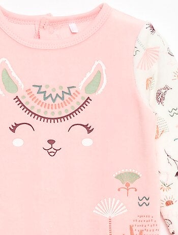 Babygrow de veludo 'Petit Béguin'