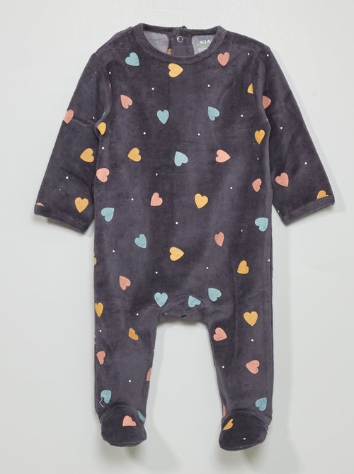 Babygrow de veludo - Kiabi