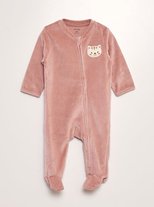 Babygrow de veludo - Kiabi