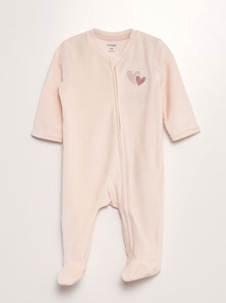 Babygrow de veludo