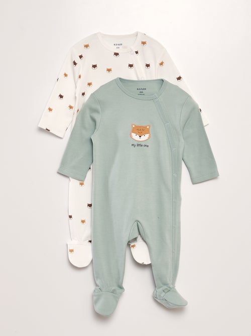 Babygrow em jersey - Lote de 2 - Kiabi