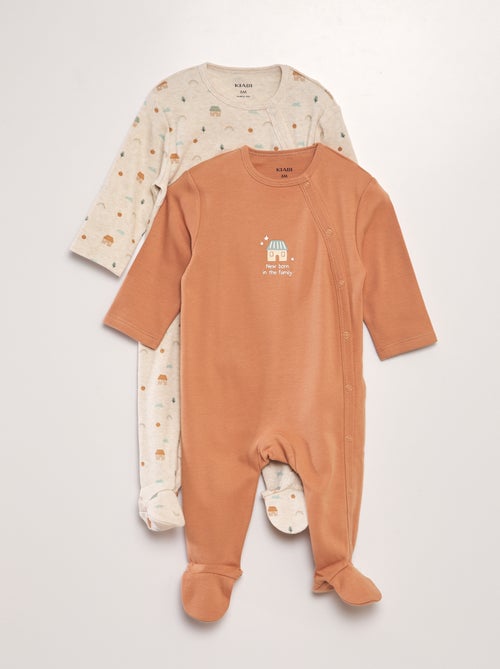 Babygrow em jersey - Lote de 2 - Kiabi