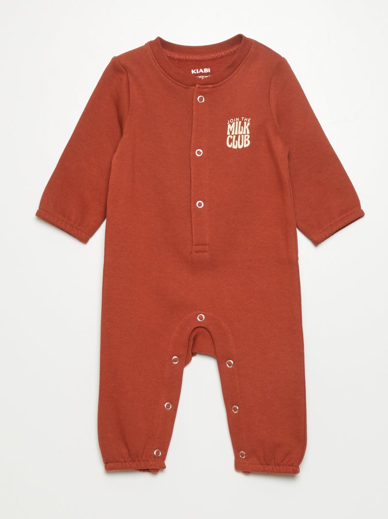 Babygrow em jersey com estampado de fantasia VERMELHO - Kiabi