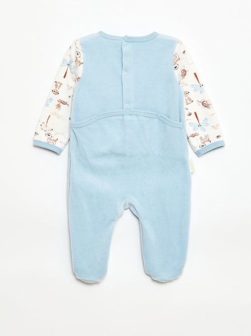 Babygrow em veludo 'Petit Beguin' - Kiabi