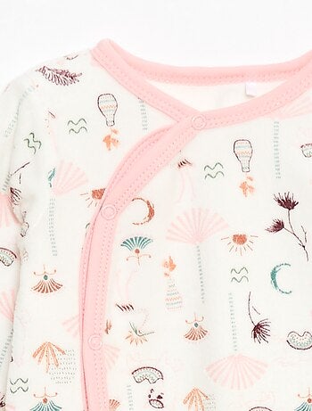 Babygrow em veludo 'Petit Beguin'