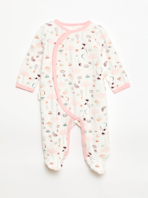 Babygrow em veludo 'Petit Beguin' - Kiabi