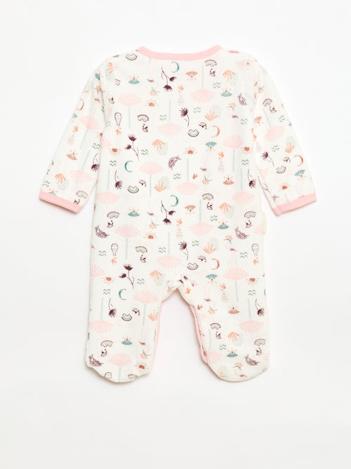 Babygrow em veludo 'Petit Beguin' - Kiabi