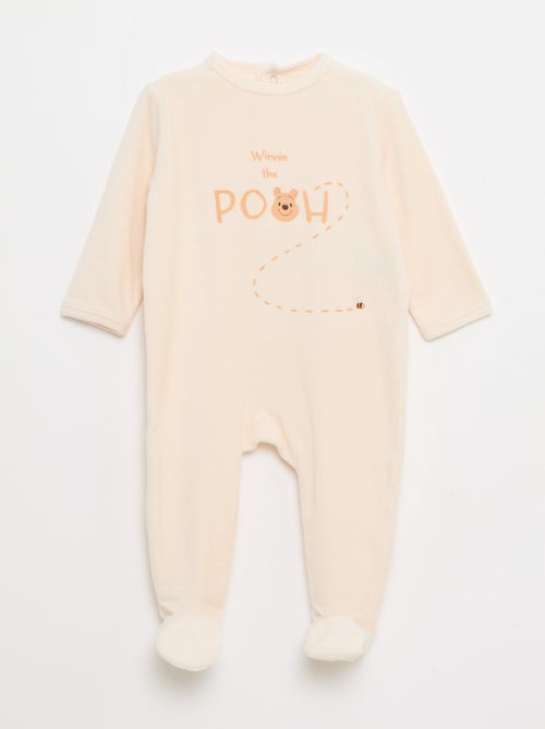 Babygrow em veludo 'Winnie' - Kiabi