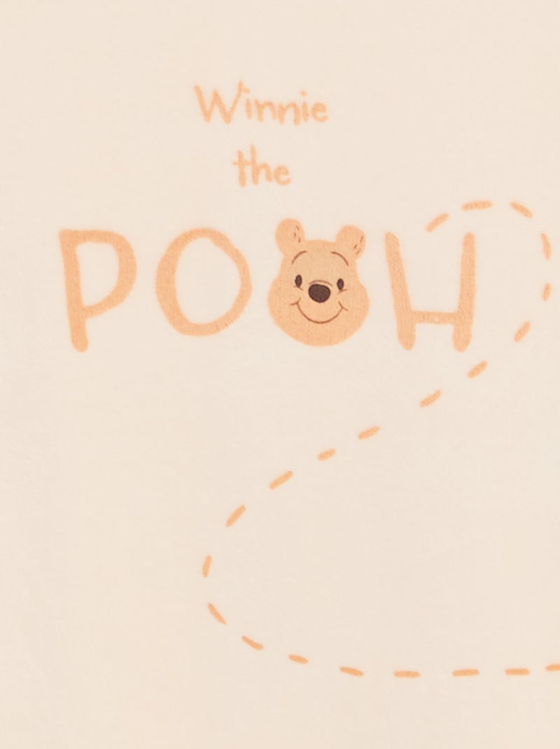 Babygrow em veludo 'Winnie' Branco - Kiabi
