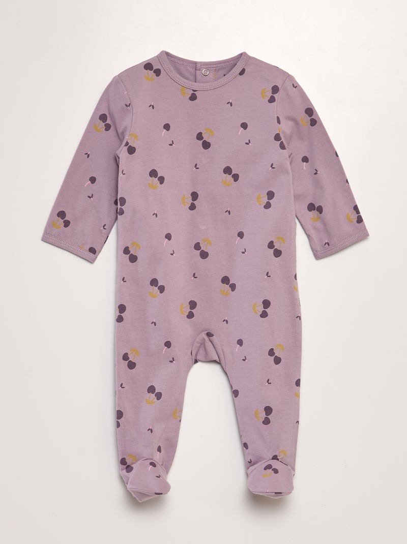 Babygrow estampado com pés VIOLETA - Kiabi