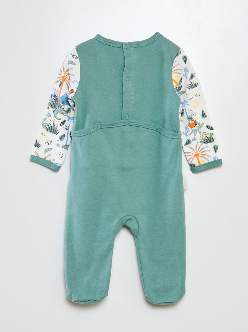 Babygrow estampado VERDE - Kiabi