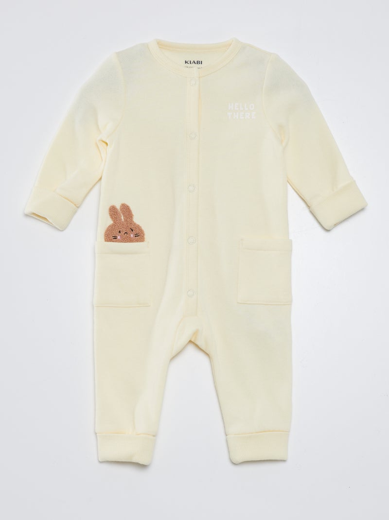 Babygrow evolutivo AMARELO - Kiabi