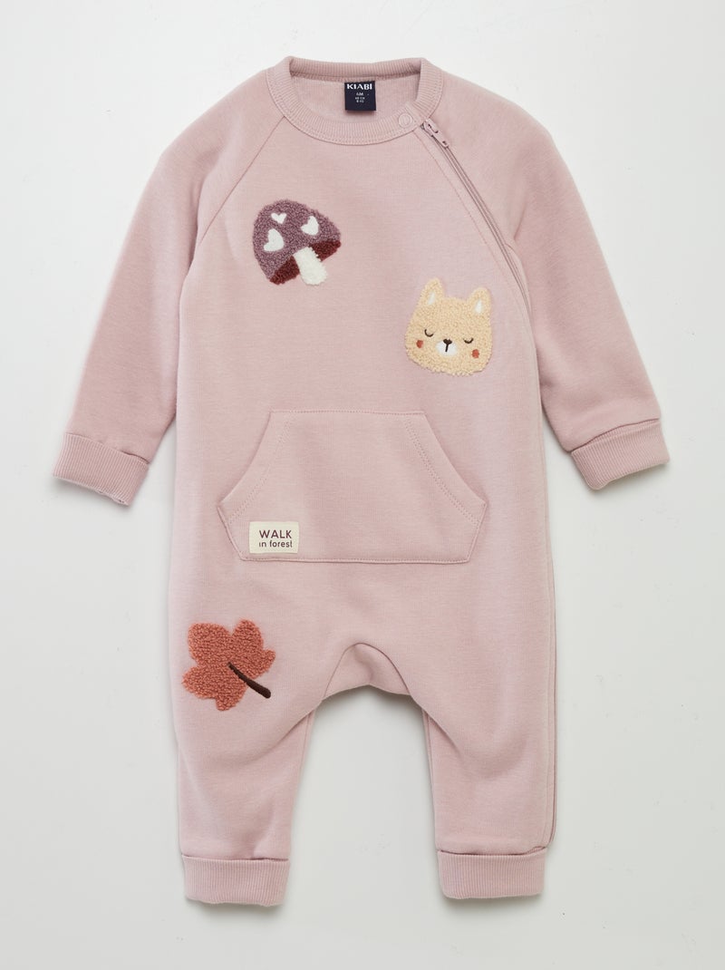 Babygrow evolutivo com estampado ROSA - Kiabi