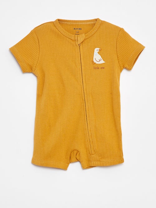 Babygrow leve com fecho de manga curta - Kiabi