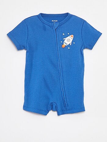 Babygrow leve com fecho de manga curta