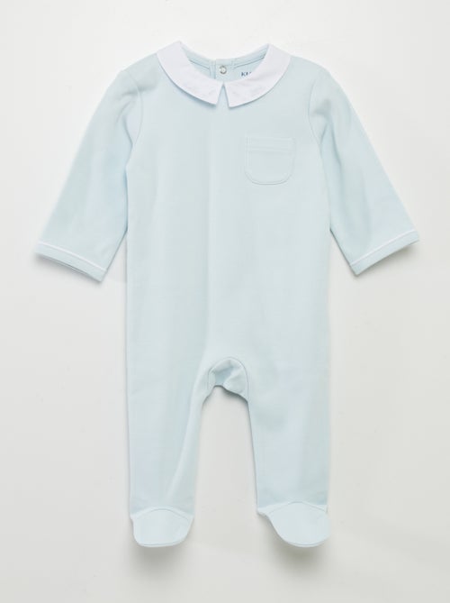 Babygrow leve com gola contrastante - Kiabi