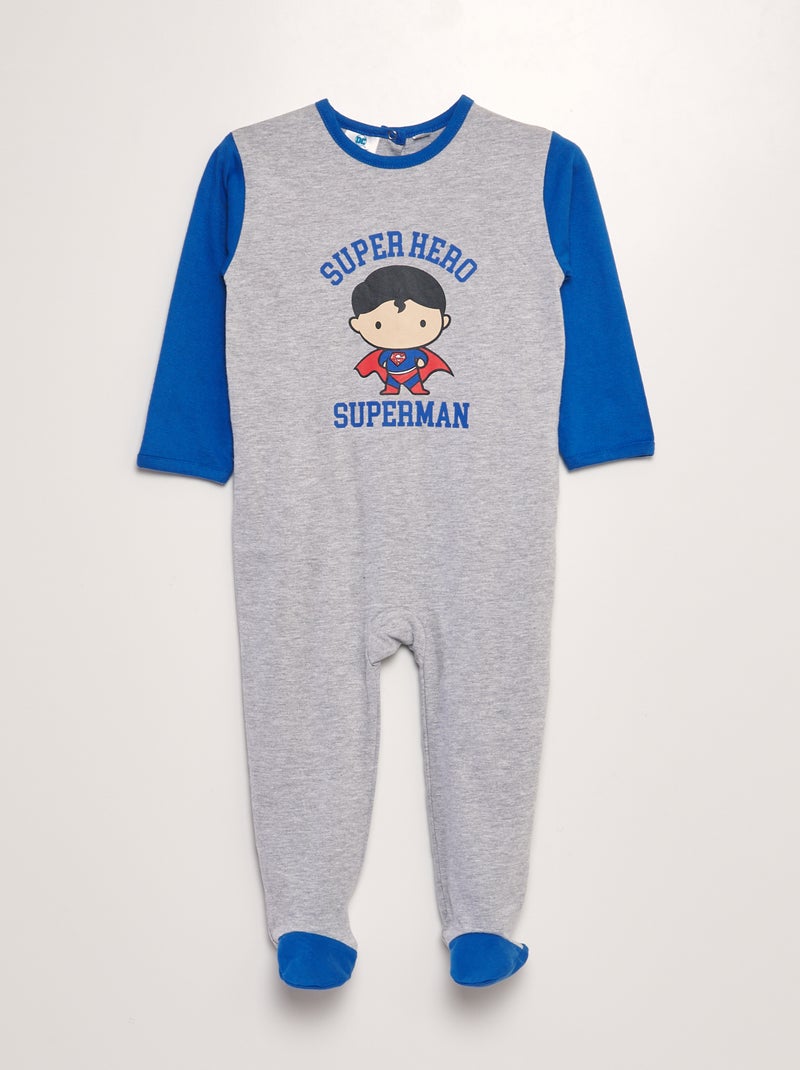 Babygrow leve 'Super-Homem' CINZA - Kiabi