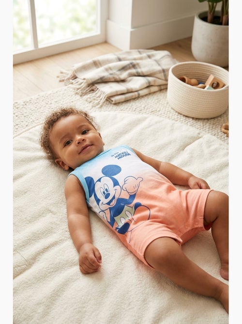 Babygrow mickey mouse bebé menino | licença oficial - Kiabi