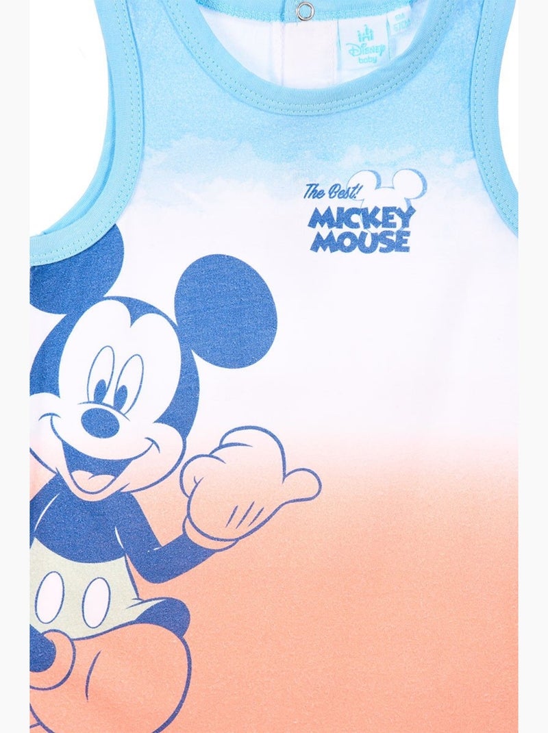 Babygrow mickey mouse bebé menino | licença oficial Laranja - Kiabi