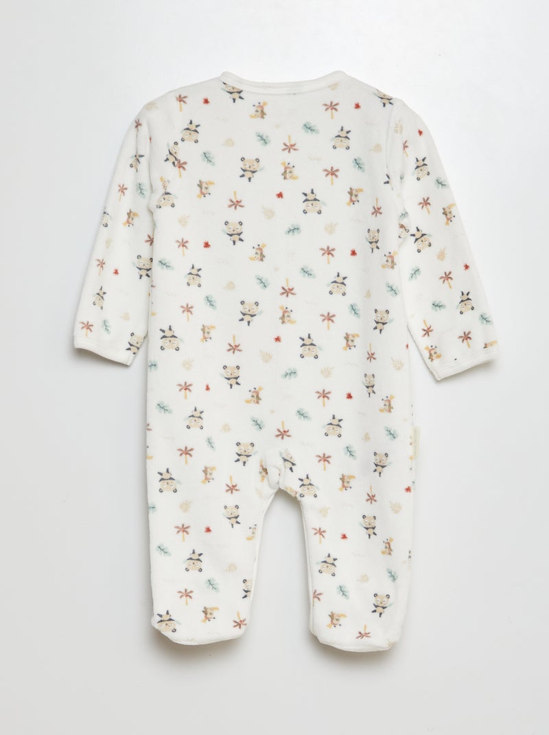 Babygrow polar com pés BEGE - Kiabi