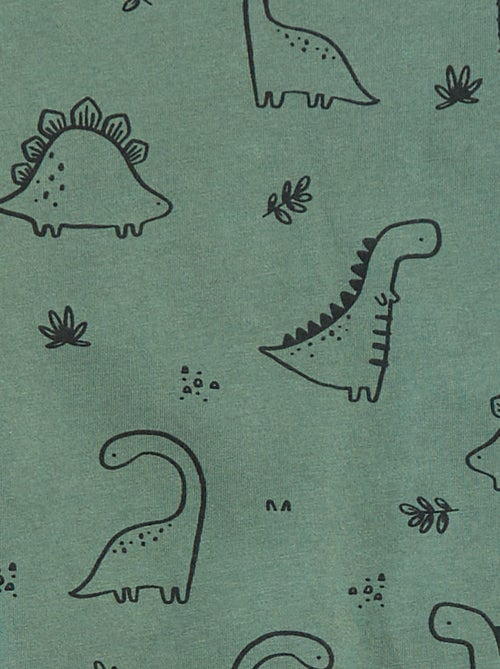 Babygrow 'Raposa' com abertura com molas de pressão atrás - Kiabi