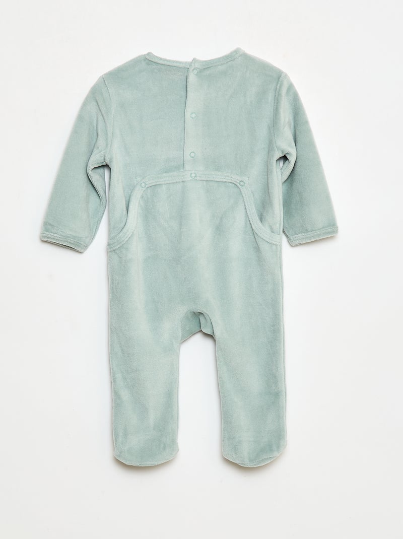 Babygrow 'Sahinler' 'Tchoupi' em algodão Verde - Kiabi