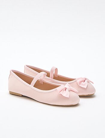 Bailarina rasas lisa com laço