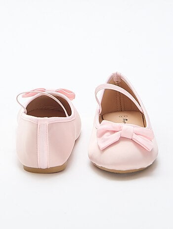 Bailarina rasas lisa com laço
