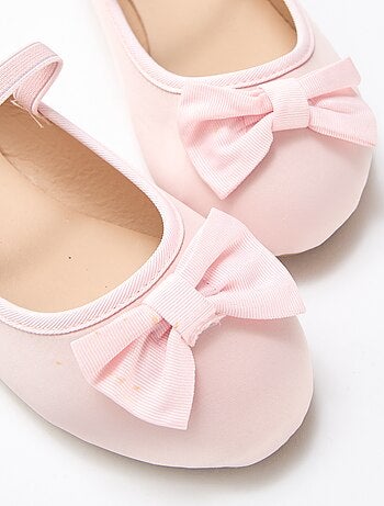 Bailarina rasas lisa com laço