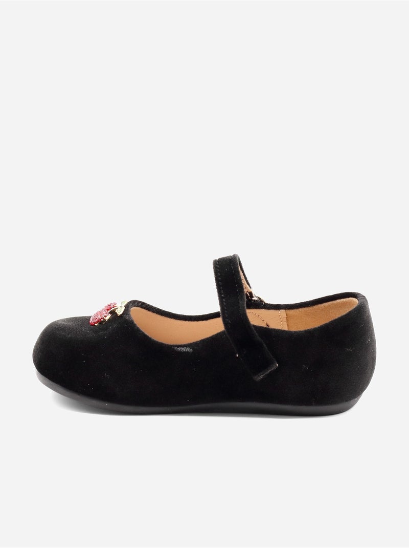 Bailarinas com motivos decorativos Preto - Kiabi