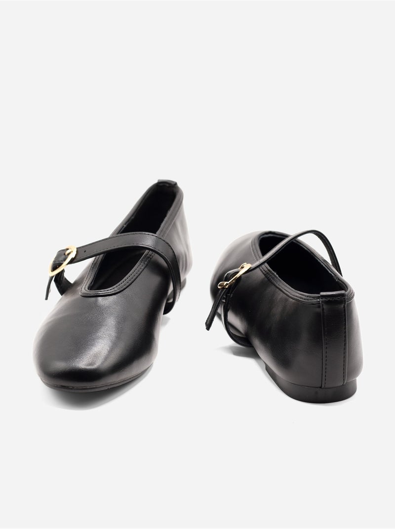 Bailarinas com tira Preto - Kiabi