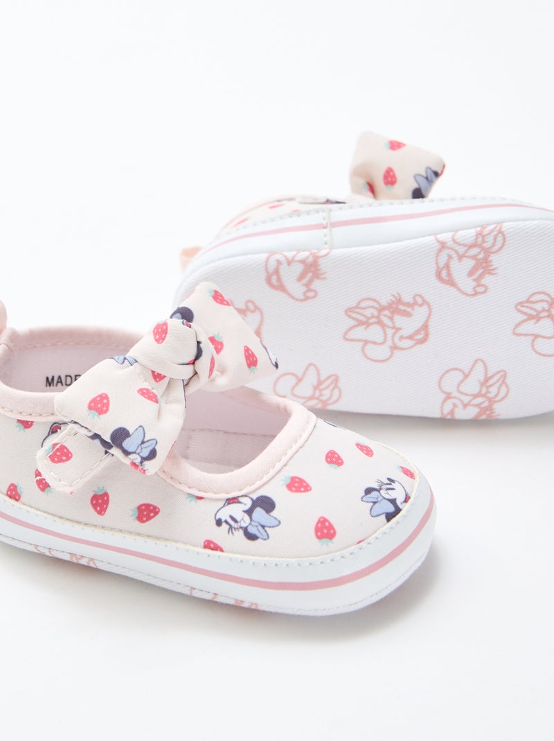 Bailarinas 'Disney' com velcro Rosa claro - Kiabi