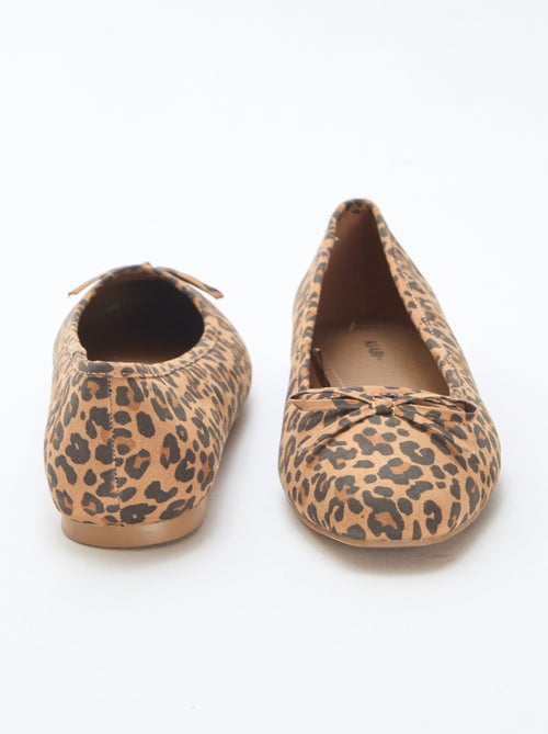 Bailarinas lisas em camurça - Kiabi