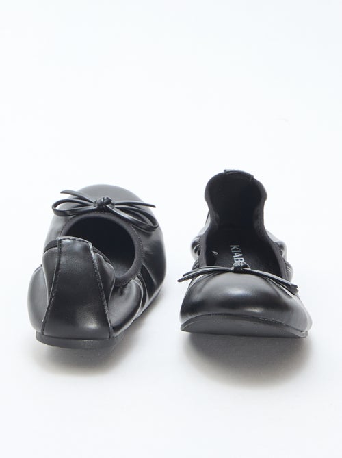 Bailarinas rasas lisas - Kiabi