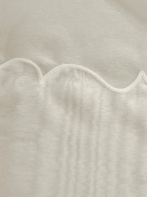 Bainhas de polilin bordadas em cornely - Kiabi