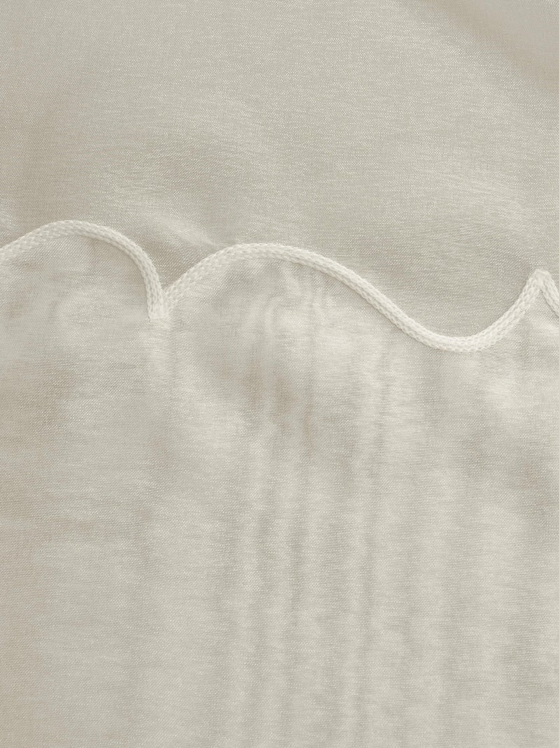 Bainhas de polilin bordadas em cornely Madeira natural - Kiabi
