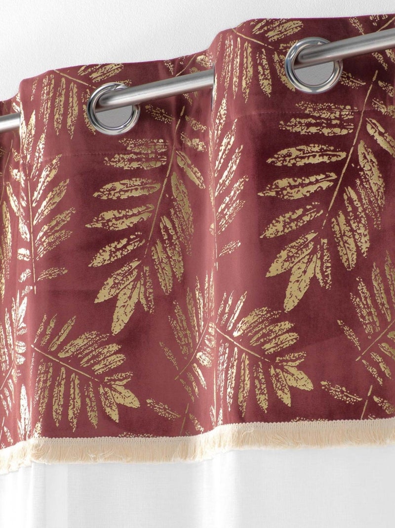 Bainhas estampadas e com franjas Rosa-claro - Kiabi