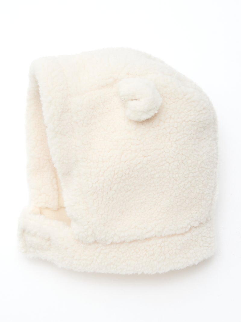 Balaclava animada de urso Bege - Kiabi