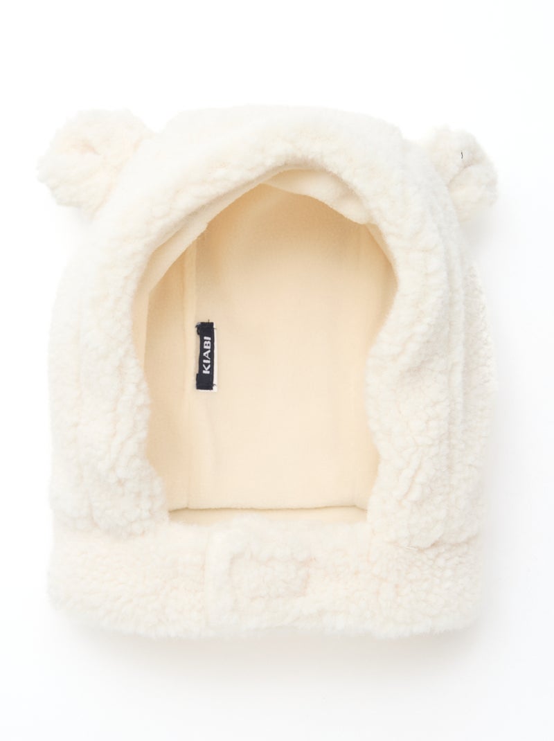 Balaclava animada de urso Bege - Kiabi