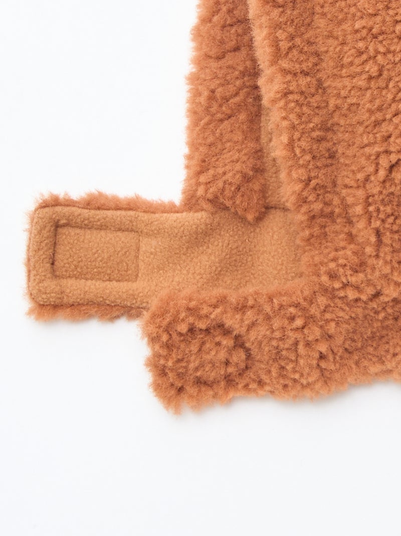 Balaclava animada de urso Castanho - Kiabi