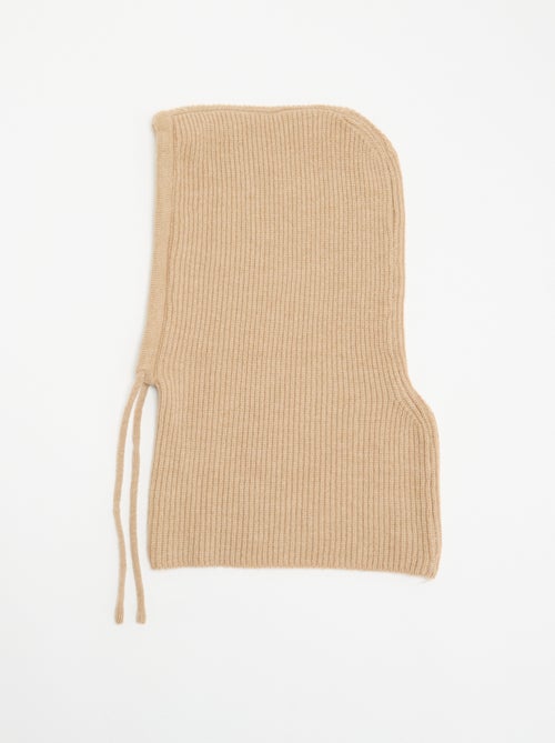 Balaclava canelada lisa - Kiabi