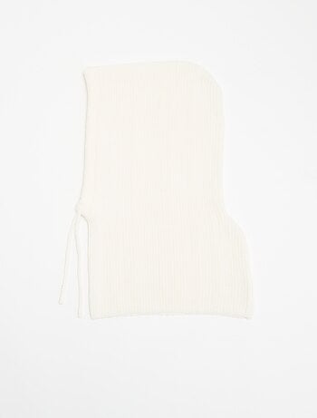 Balaclava canelada lisa