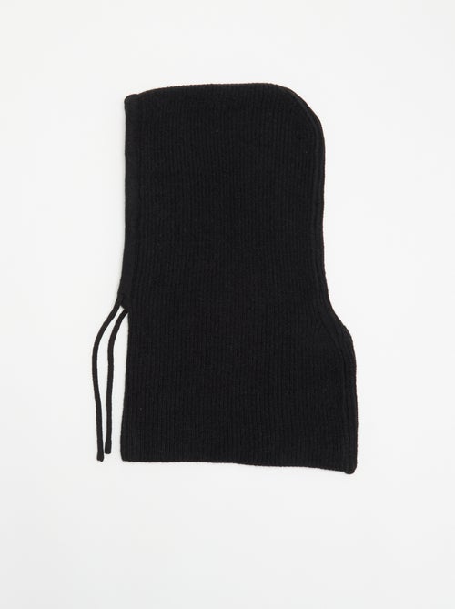 Balaclava canelada lisa - Kiabi