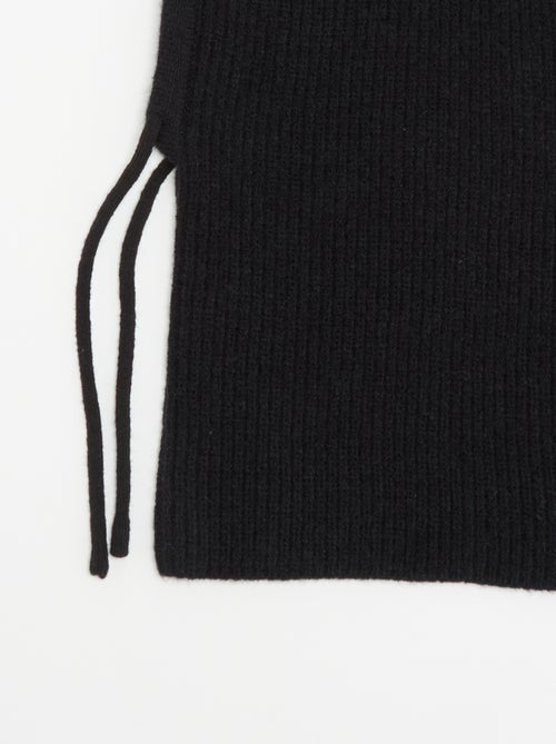 Balaclava canelada lisa - Kiabi