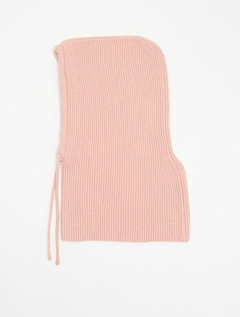 Balaclava canelada lisa