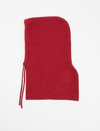 Balaclava canelada lisa