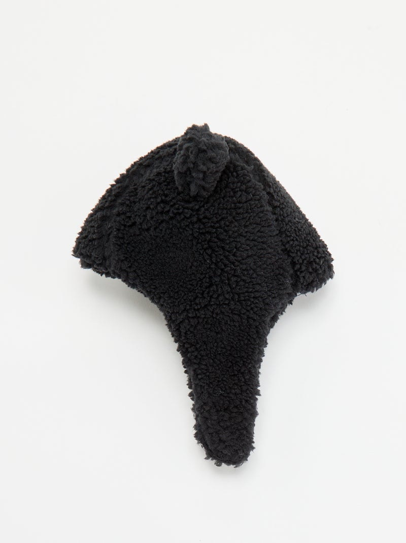 Balaclava com efeito de carneirinho e orelhas divertidas Cinza - Kiabi
