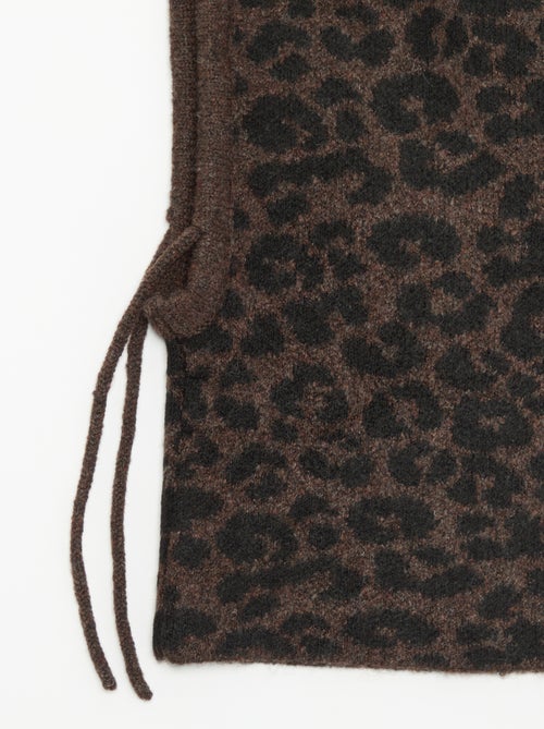 Balaclava com estampado 'leopardo' - Kiabi Balaclava com estampado 'leopardo' - Kiabi