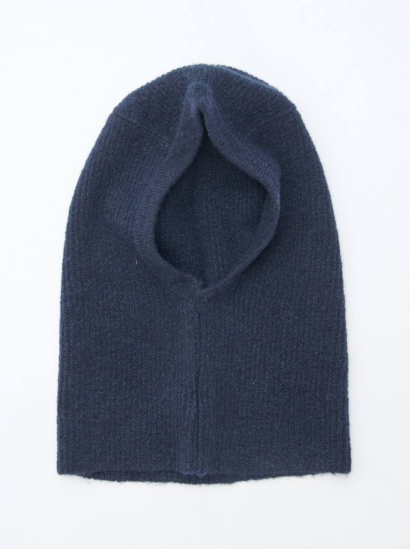 Balaclava de malha quente Azul - Kiabi